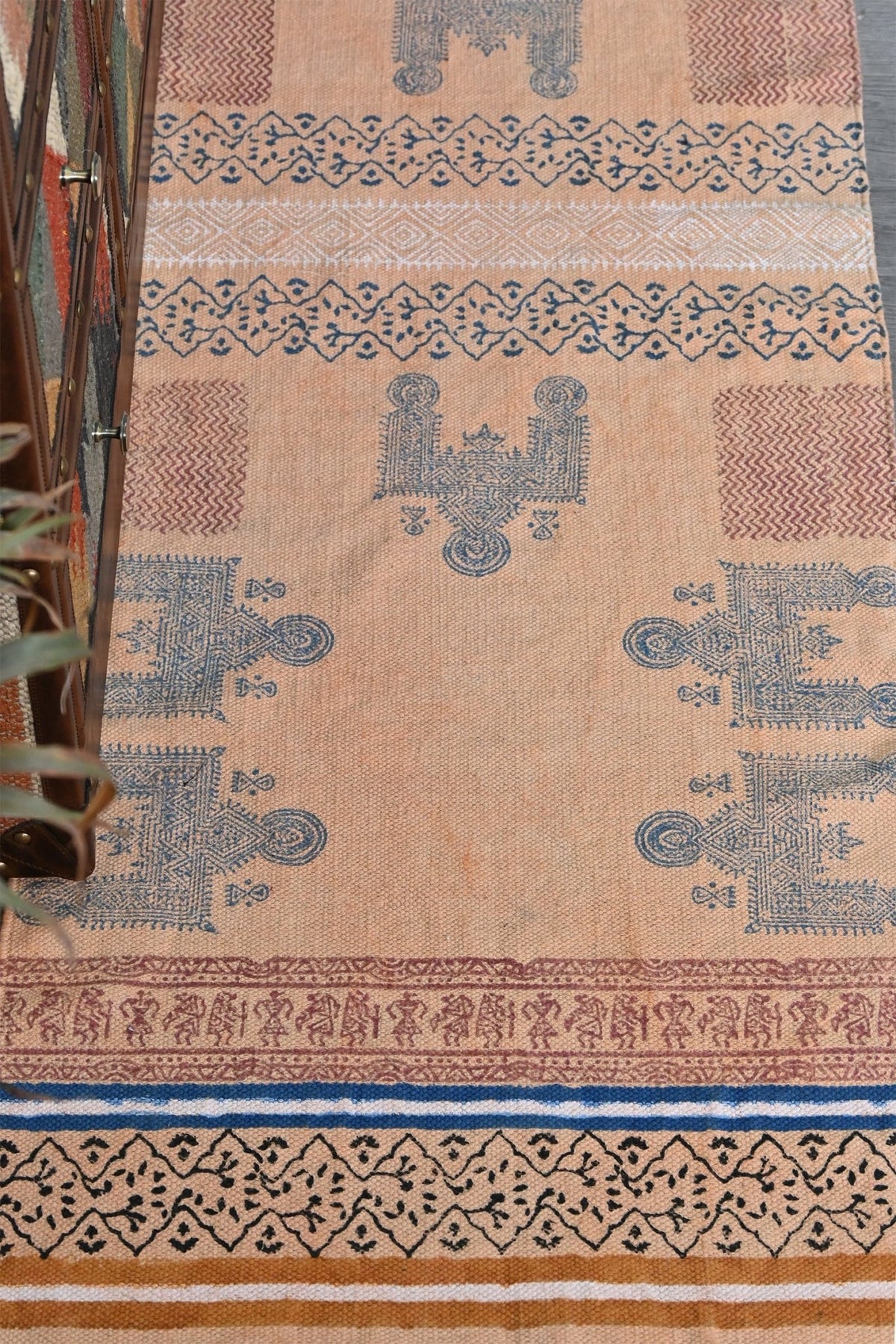 SASKIA - BLOCK PRINTED FLOOR RUNNER - ART AVENUE