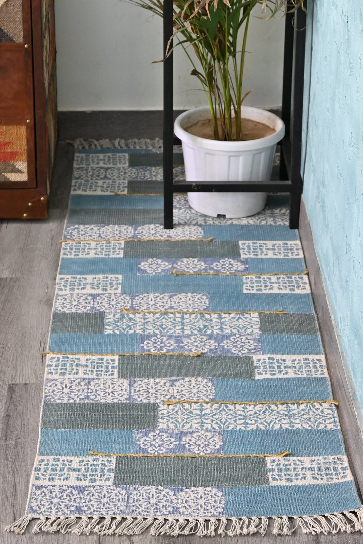 SHIRLEY - BLOCK PRINTED FLOOR RUNNER - ART AVENUE