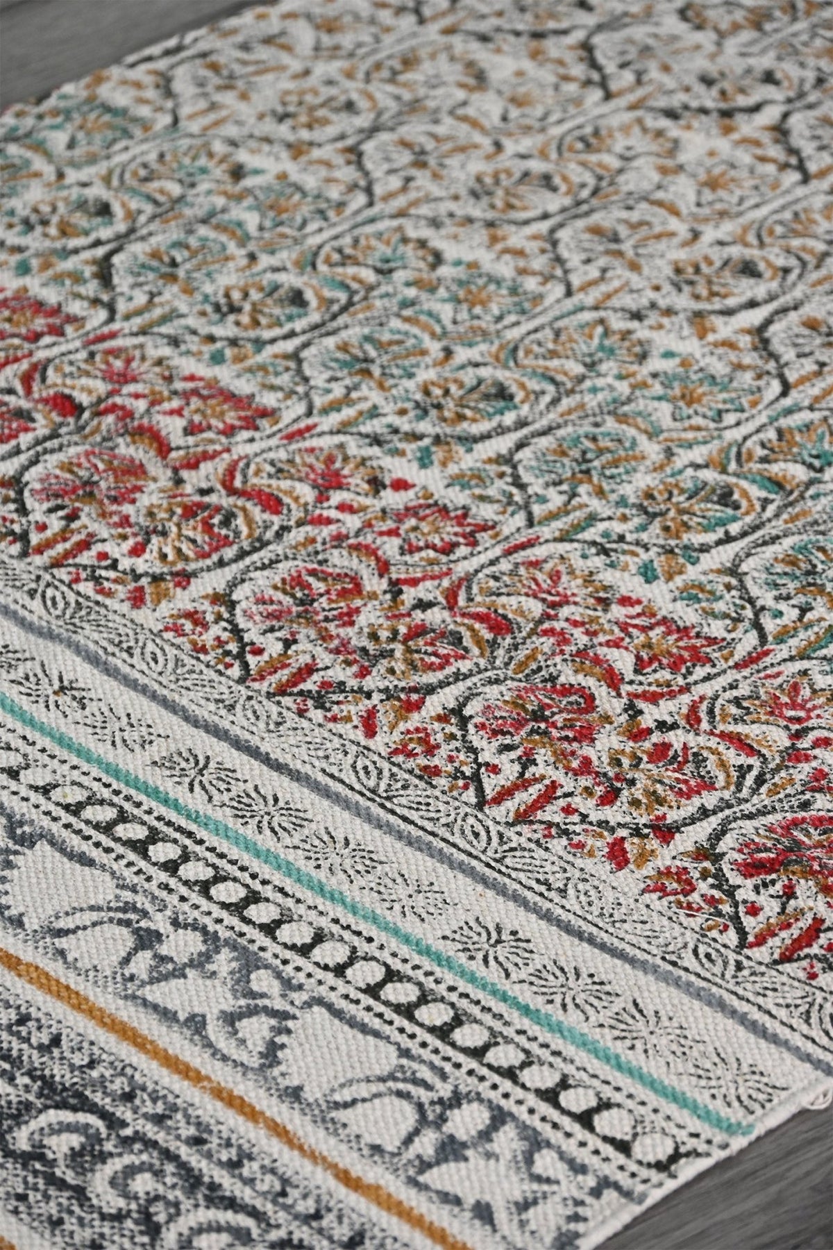 SHYLA - BLOCK PRINTED FLOOR RUNNER - ART AVENUE