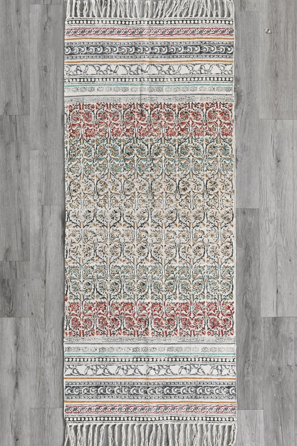 SHYLA - BLOCK PRINTED FLOOR RUNNER - ART AVENUE