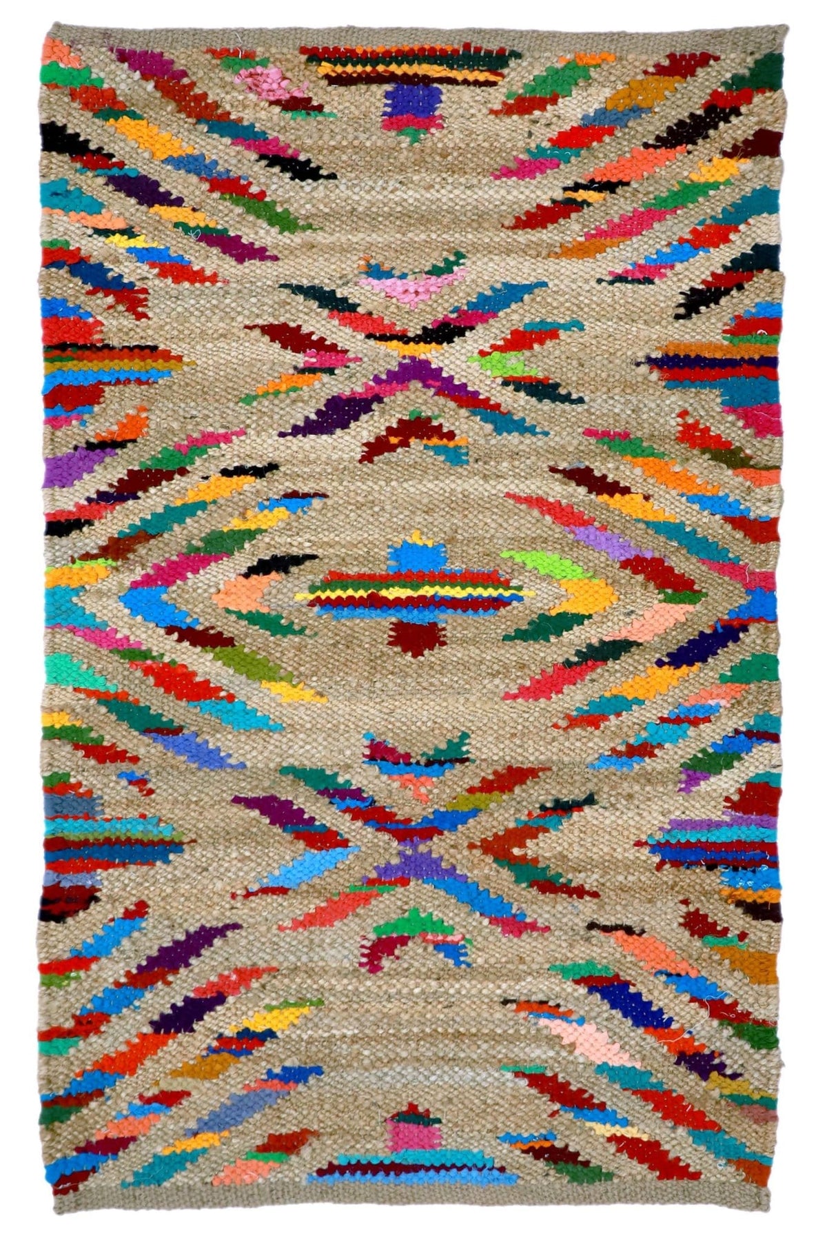 Stardom handwoven jute rug in brown — Art Avenue
