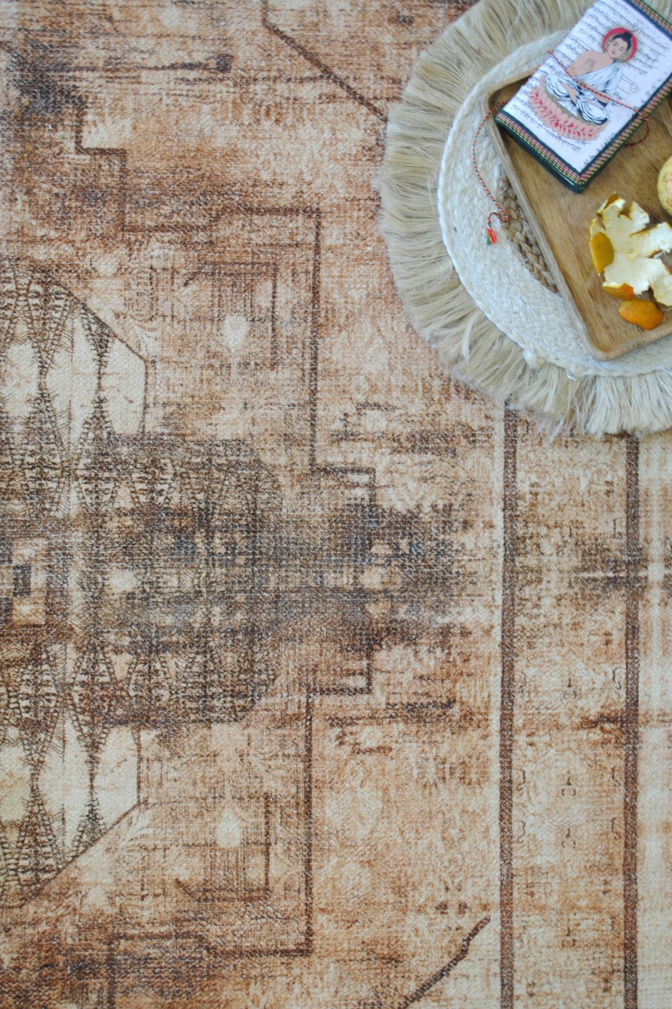 Trapezium cotton rug pattern — Art Avenue Jaipur