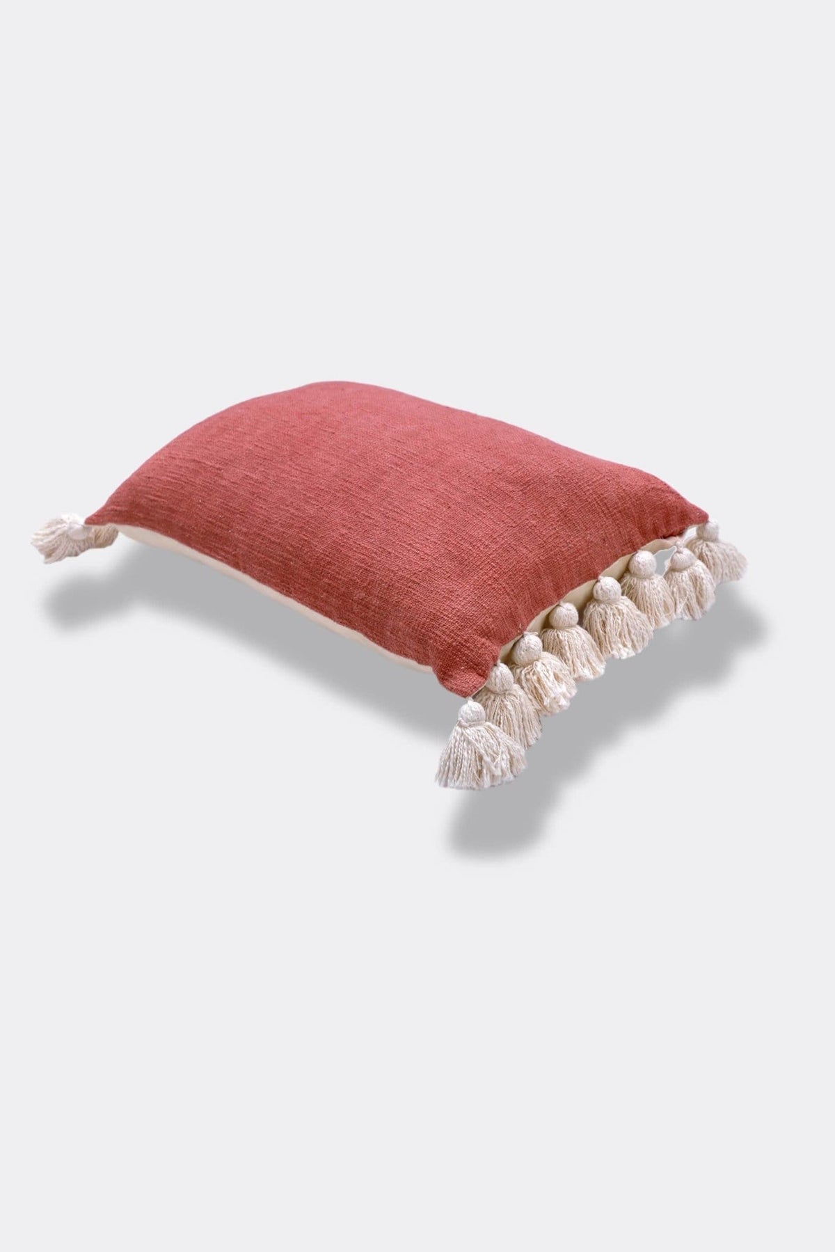 Detail of overdyed lumbar cushion cover — Art Avenue