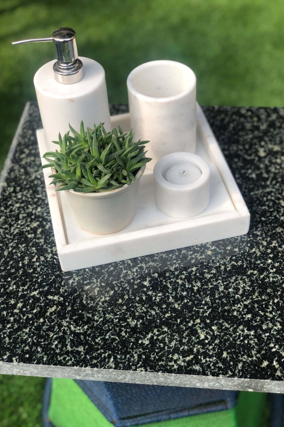 VANILLA - MARBLE TRAY - WHITE - ART AVENUE
