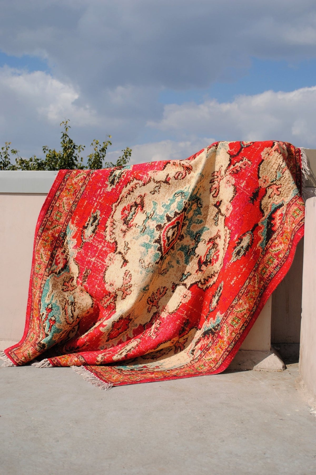 Velutina cotton rug pattern — Art Avenue Jaipur