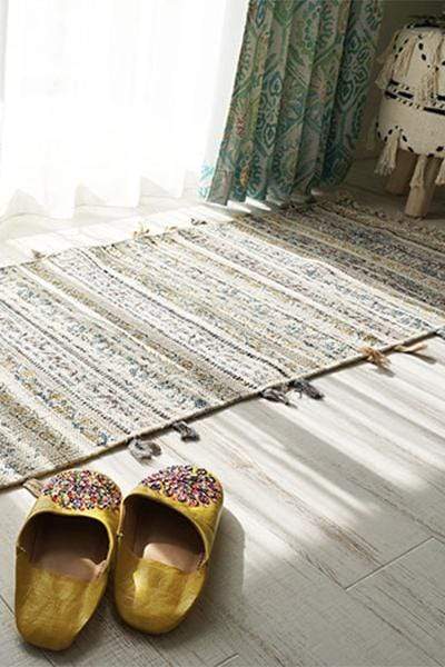 Wind handmade cotton floor runner — Art Avenue Jaipur